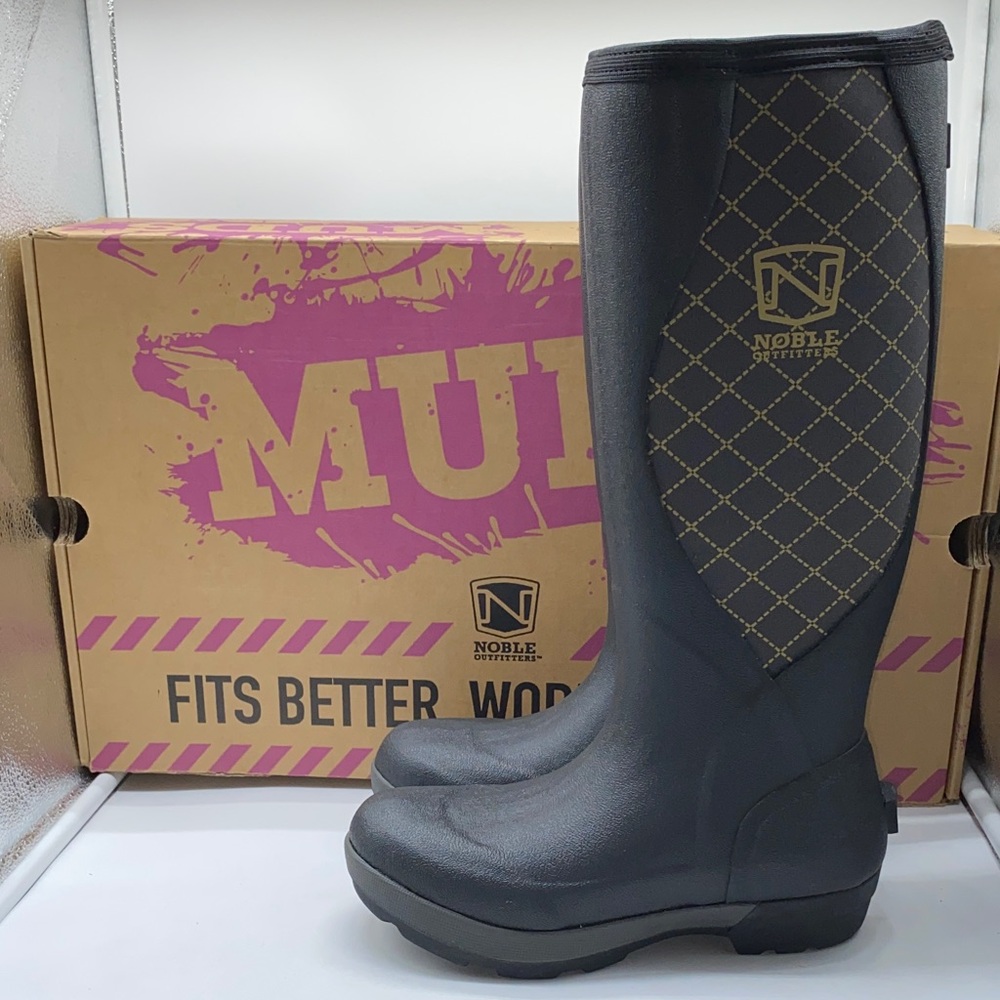 Noble Outfitters Women’s Muds High Black Waterproof Insulated Boots Size 6